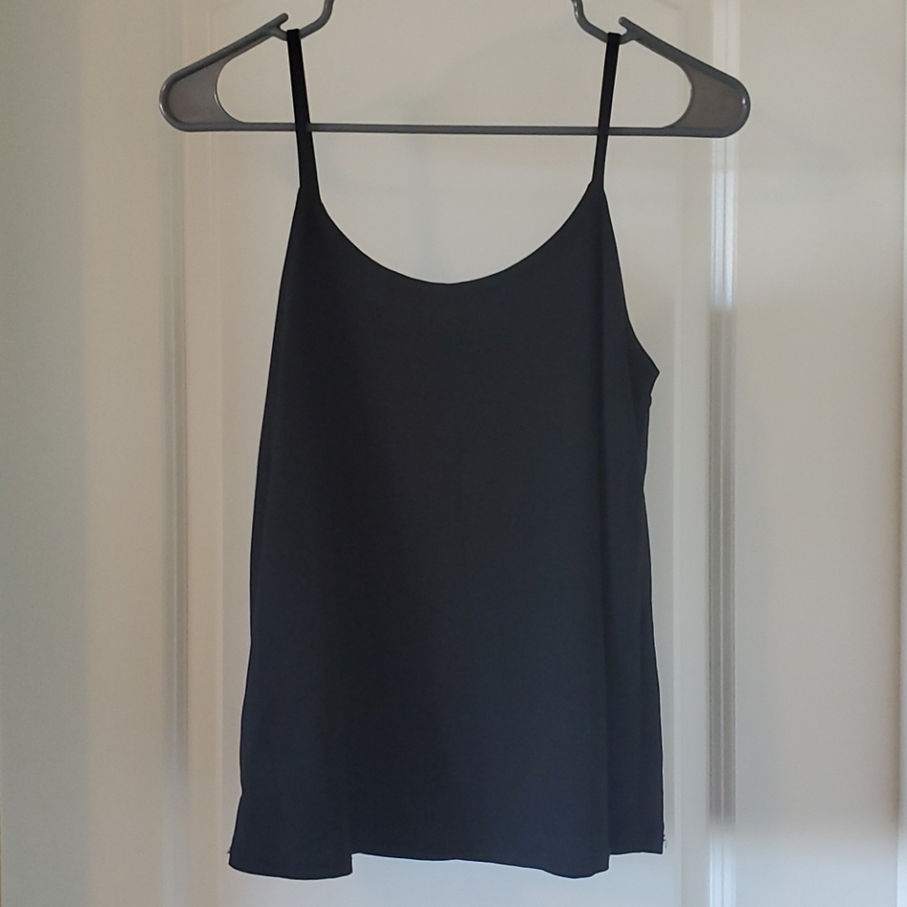 NWT Womens Sheer Black Tank Top